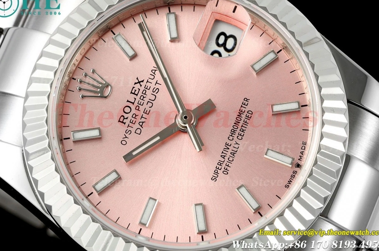 31mm Datejust Dial GMF SS A2824 Pink 278274 SS Oys 0404